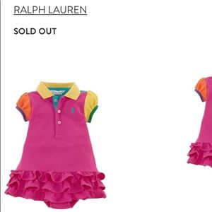 SOLD EUC Ralph Lauren Colorblock Dress 24 M